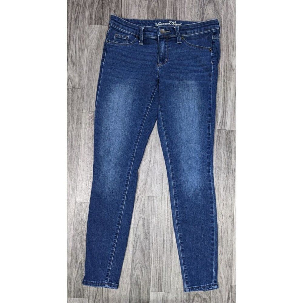 Universal Thread Size 2 / 26 R Mid Rise Skinny Denim‎ Blue Jeans Jeggings